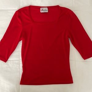 Red 90s top